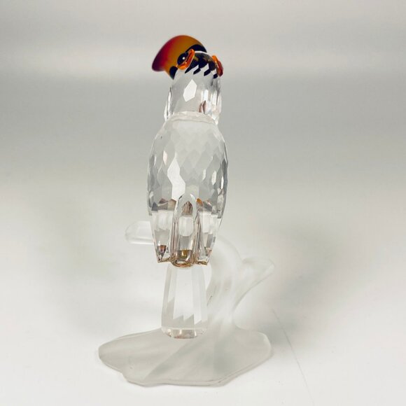 Swarovski Crystal Toucan Figurine Colorful Beak Tropical Bird 7621 Retired - Picture 2 of 6